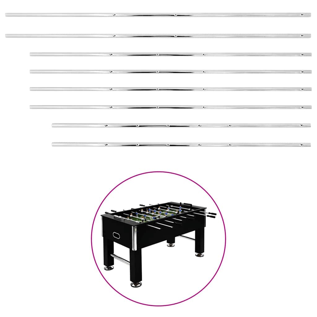 Barres Vidaxl pour le tableau de football 8 st 15,9 mm