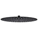 Vidaxl Pain Shower Head Round 40 cm en acier inoxydable noir