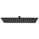 Vidaxl Rain Shower Head rectangular 40x30 cm en acier inoxydable noir