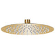 Vidaxl Pain Shower Head Round 20 cm en acier inoxydable or couleur or