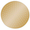 Vidaxl Pain Shower Head Round 30 cm en acier inoxydable or Couleurs