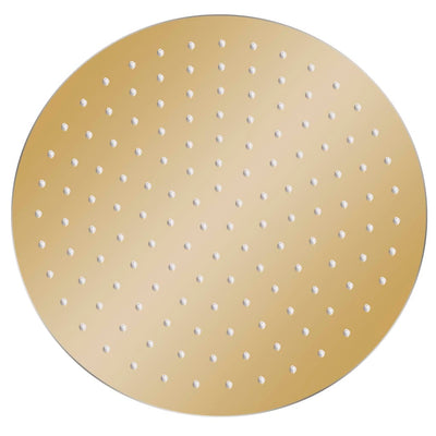 Vidaxl Pain Shower Head Round 30 cm en acier inoxydable or Couleurs