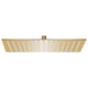 Vidaxl Rain Shower Head Square 40x40 cm en acier inoxydable or de couleur