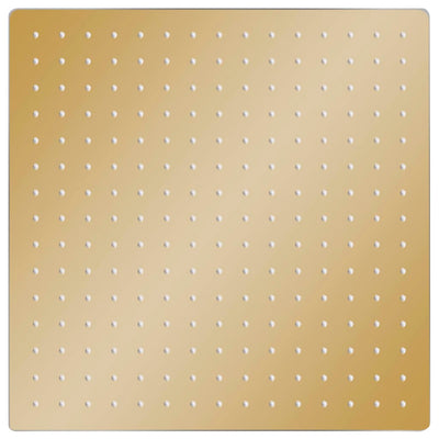 Vidaxl Rain Shower Head Square 40x40 cm en acier inoxydable or de couleur