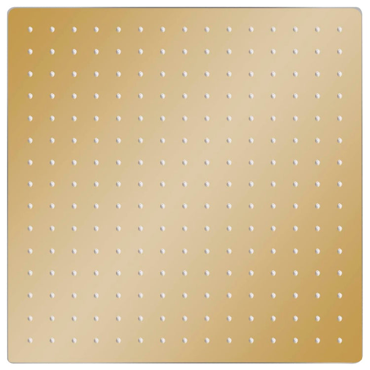 Vidaxl Rain Shower Head Square 40x40 cm en acier inoxydable or de couleur