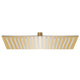 Vidaxl Rain Shower Head Square 50x50 cm en acier inoxydable or de couleur