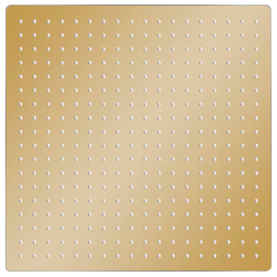 Vidaxl Rain Shower Head Square 50x50 cm en acier inoxydable or de couleur