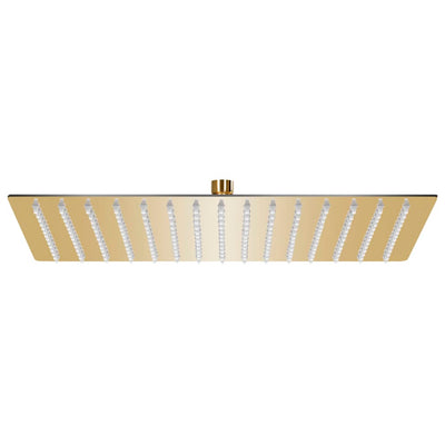 Vidaxl Rain Shower Head rectangular 40x30 cm en acier inoxydable or coloré