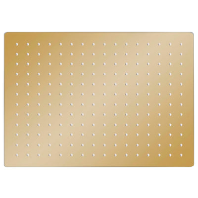 Vidaxl Rain Shower Head rectangular 40x30 cm en acier inoxydable or coloré