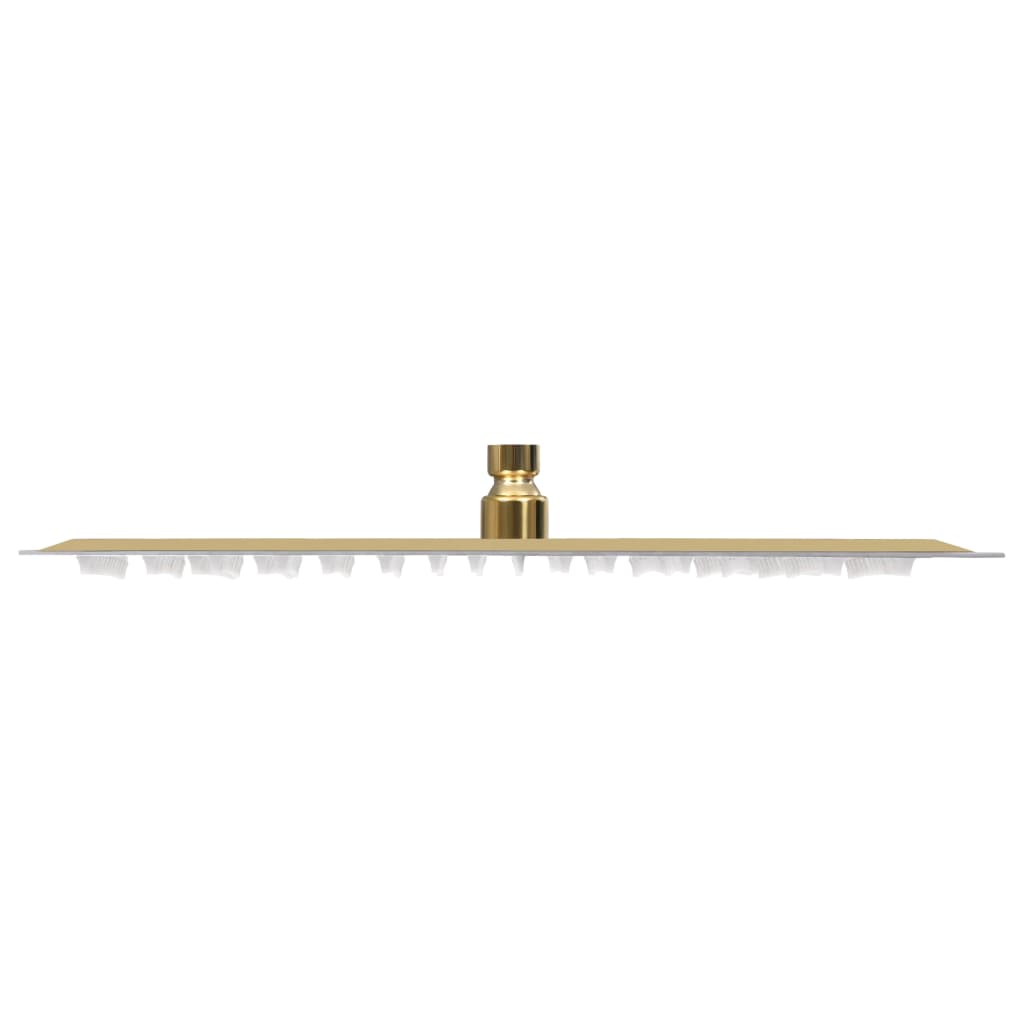 Vidaxl Rain Shower Head rectangular 40x30 cm en acier inoxydable or coloré