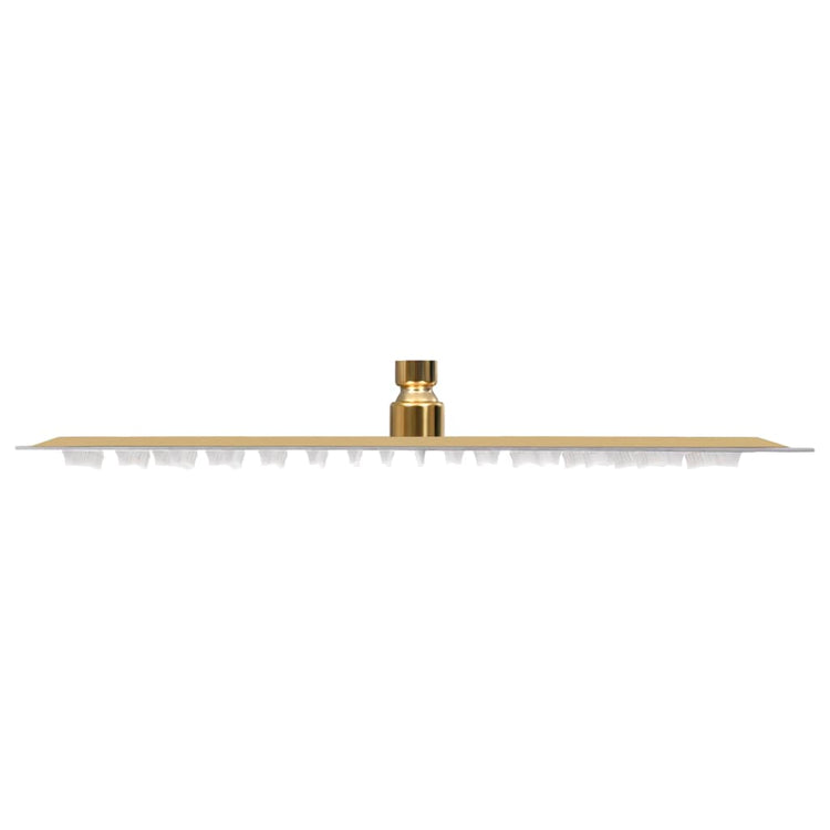 Vidaxl Rain Shower Head rectangular 40x30 cm en acier inoxydable or coloré