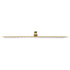 Vidaxl Rain Shower Head Rectangular 50x30 cm en acier inoxydable or de couleur