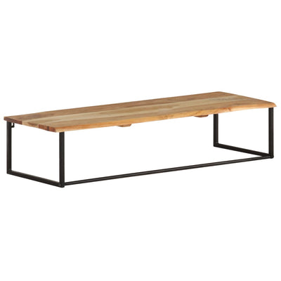Rack de couche Vidaxl avec étagère 100x35x22 cm en bois d'acacia solide