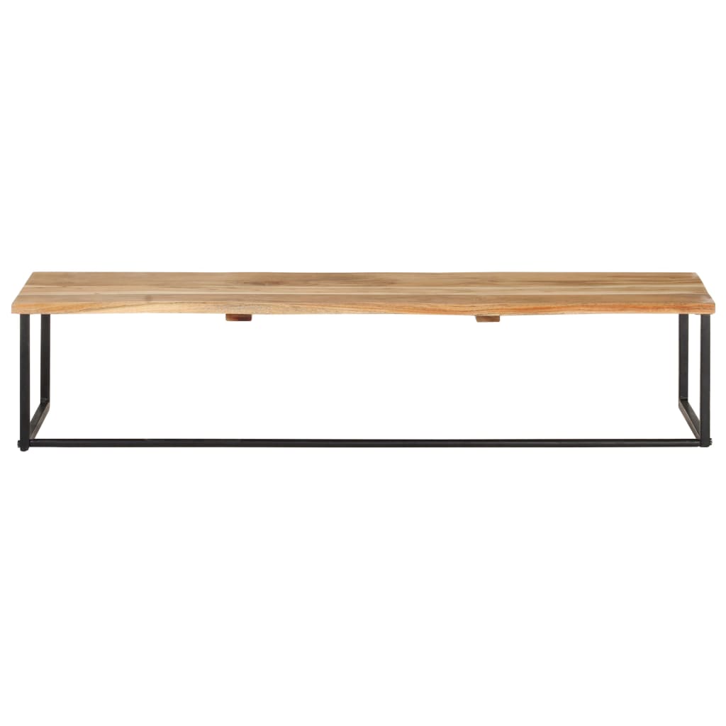 Rack de couche Vidaxl avec étagère 100x35x22 cm en bois d'acacia solide