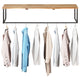Rack de couche Vidaxl avec étagère 100x35x22 cm en bois d'acacia solide