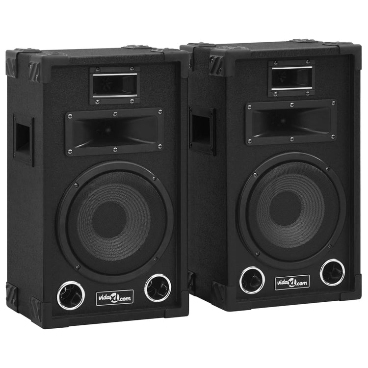 Vidaxl Hifi-Podium Endeurs 2 St passif professionnel 800 W Black