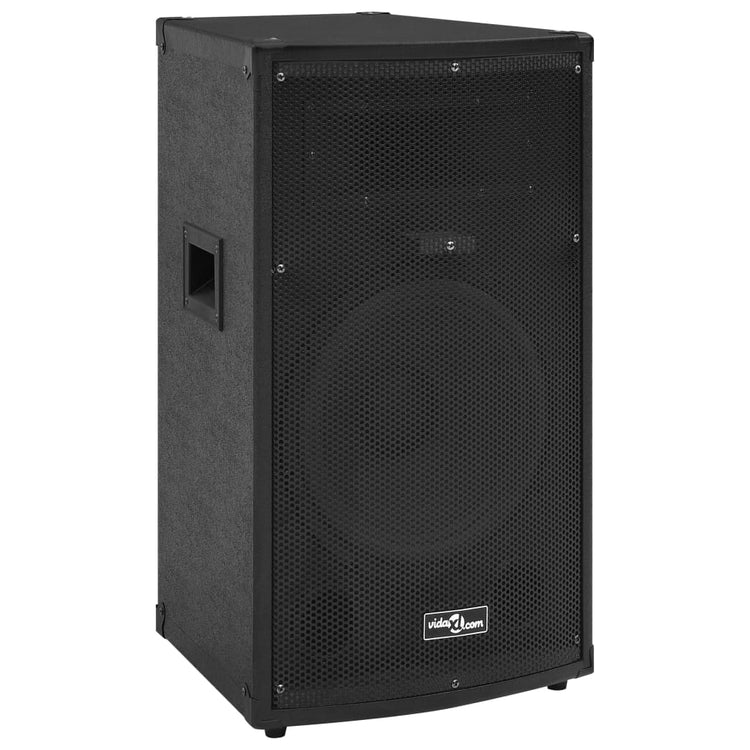 Vidaxl Hifi-podium haut-parleur passif 1000 w 37x37x64 cm noir