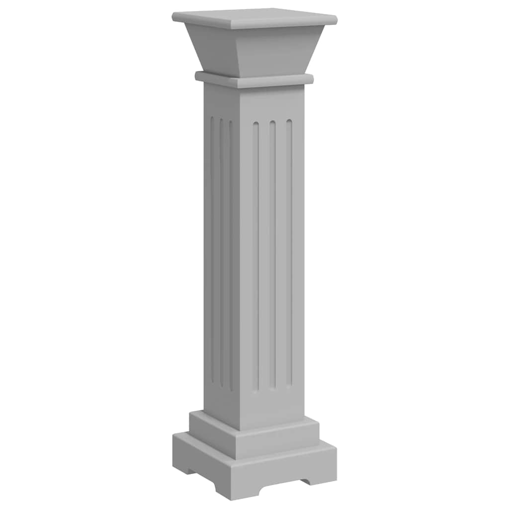 Vidaxl Standard Standard Classic Column Square 17x17x66 cm mdf gris