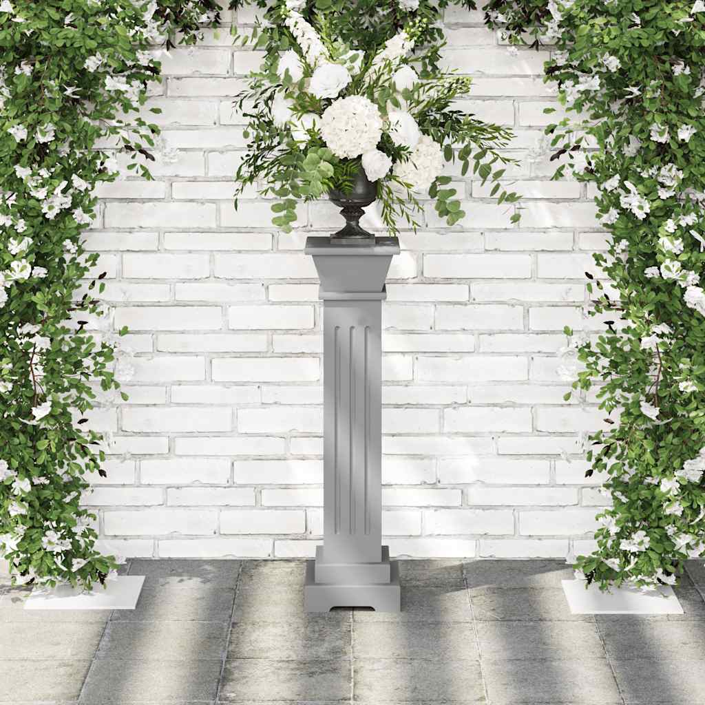 Vidaxl Standard Standard Classic Column Square 17x17x66 cm mdf gris