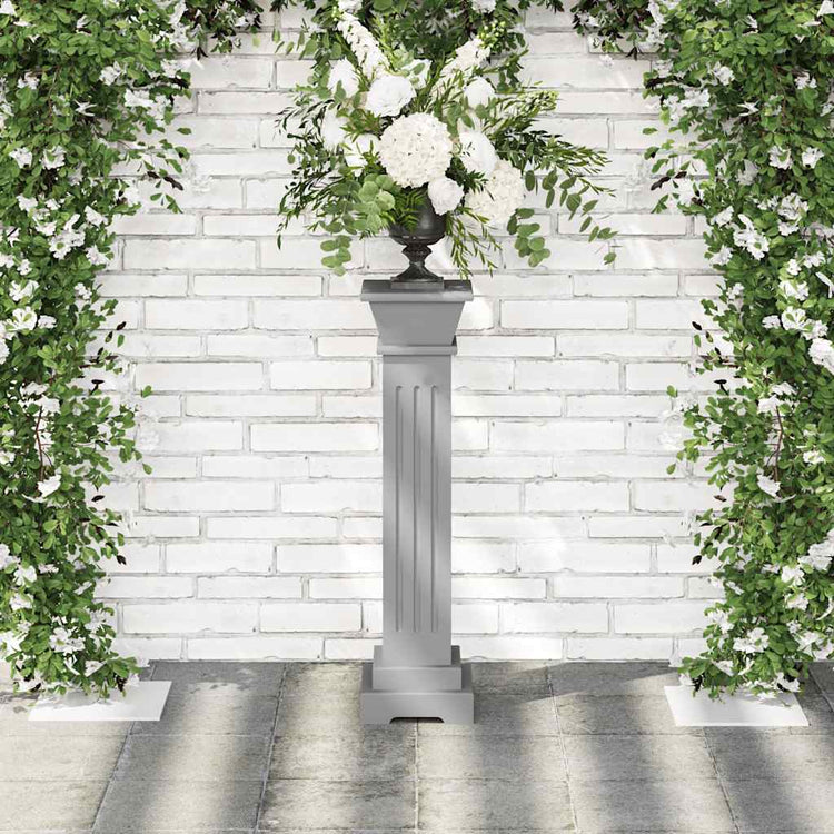 Vidaxl Standard Standard Classic Column Square 17x17x66 cm mdf gris