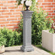 Vidaxl Standard Standard Classic Column Square 17x17x66 cm mdf gris