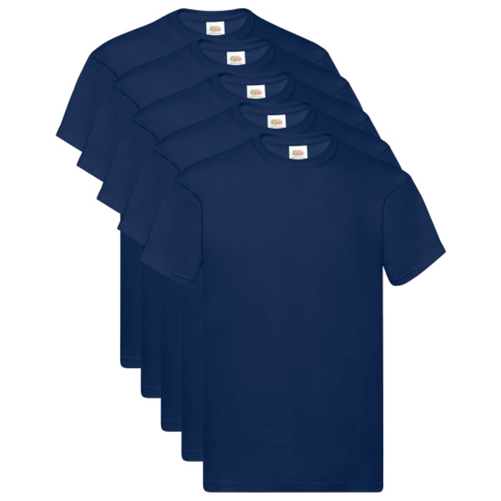 VidaXL chemise 5 pcs bleu 5xl coton