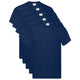 VidaXL chemise 5 pcs bleu 5xl coton