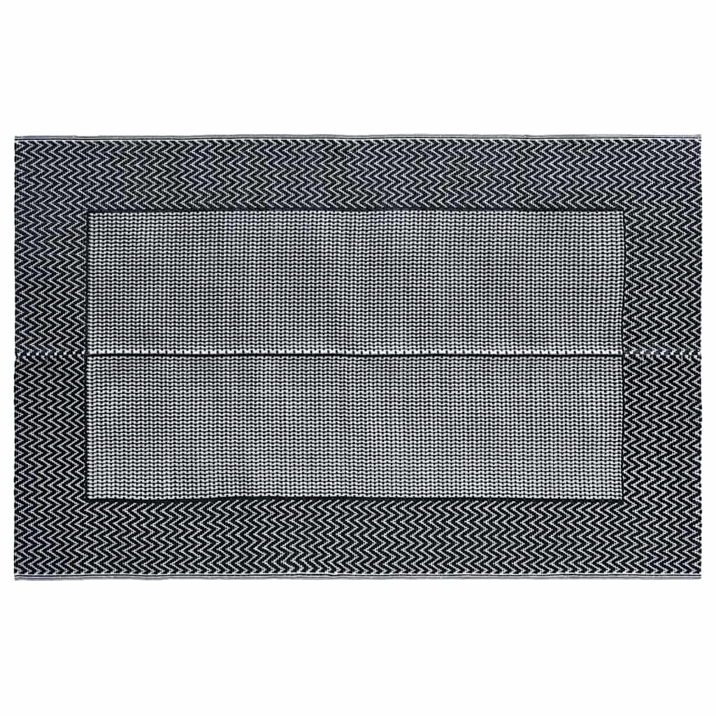 Vidaxl à l'extérieur du tapis 120x180 cm pp gris