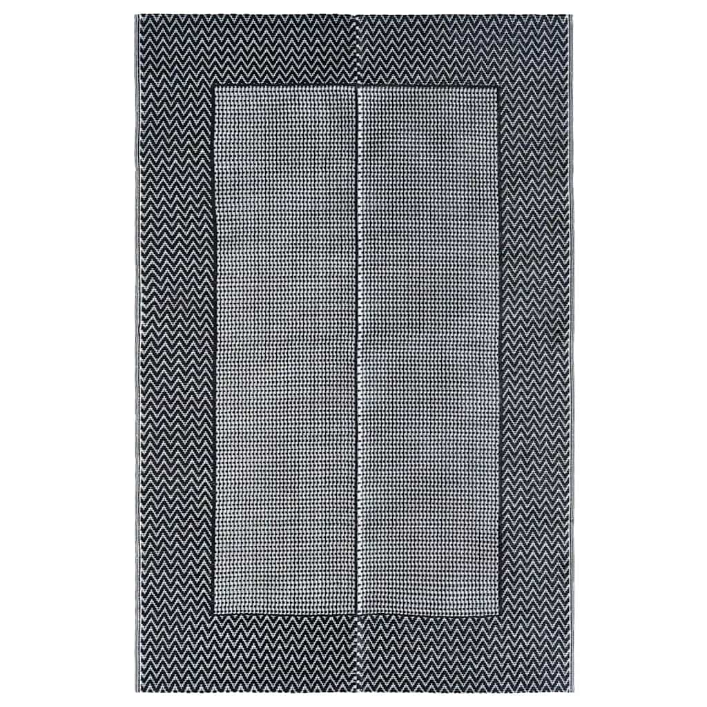 Vidaxl Tapis extérieur 190x290 cm pp gris