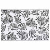 Vidaxl Extérieur Rug 80x150 cm pp blanc et noir - afbeelding 3