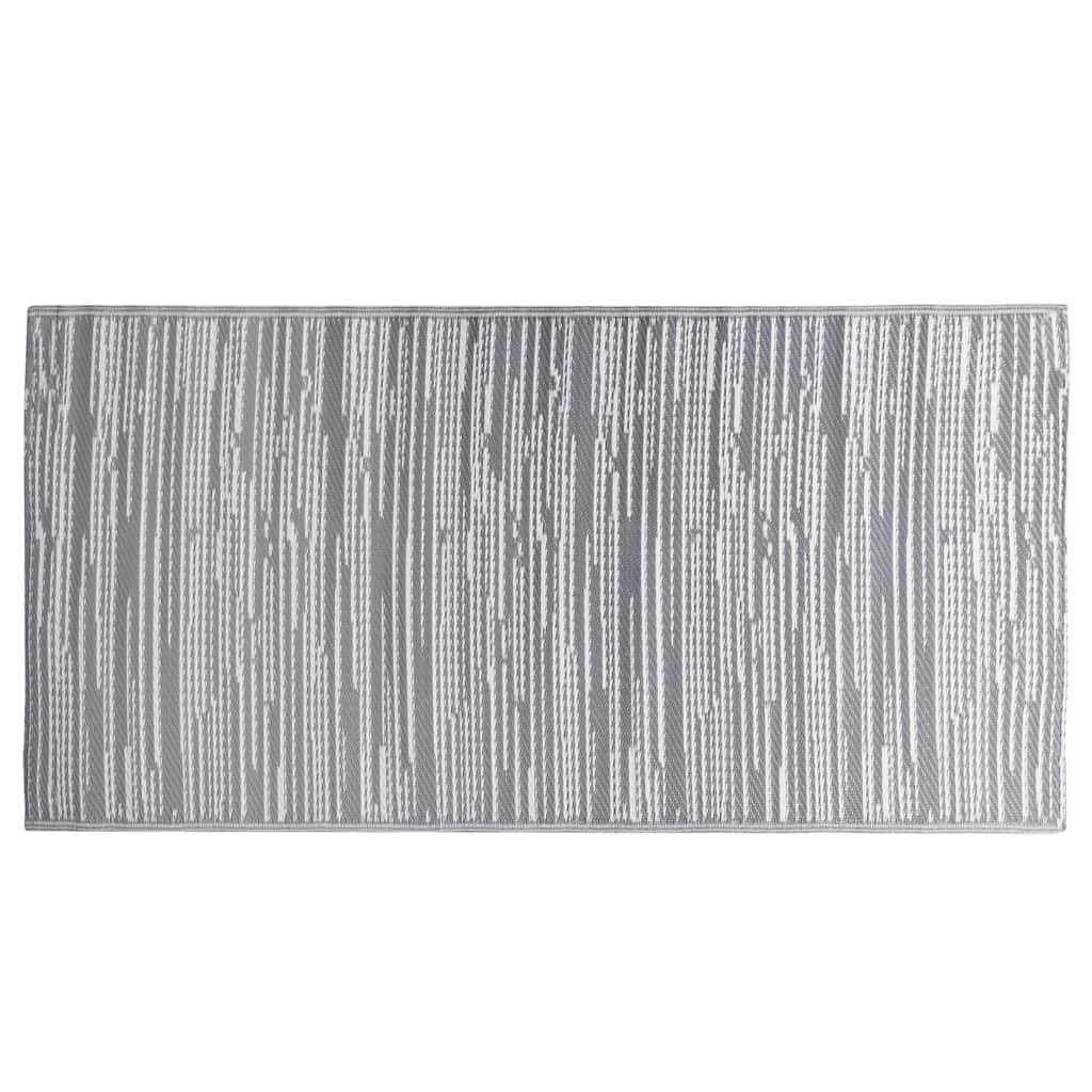 Vidaxl Extérieur Rug 80x150 cm pp Gray