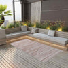 Vidaxl à l'extérieur du tapis 190x290 cm pp brun