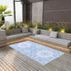 Vidaxl extérieur tapis 80x150 cm pp bébé bleu