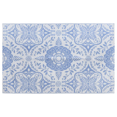Vidaxl à l'extérieur du tapis 190x290 cm pp bébé bleu