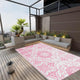 Vidaxl à l'extérieur du tapis 190x290 cm pp rose