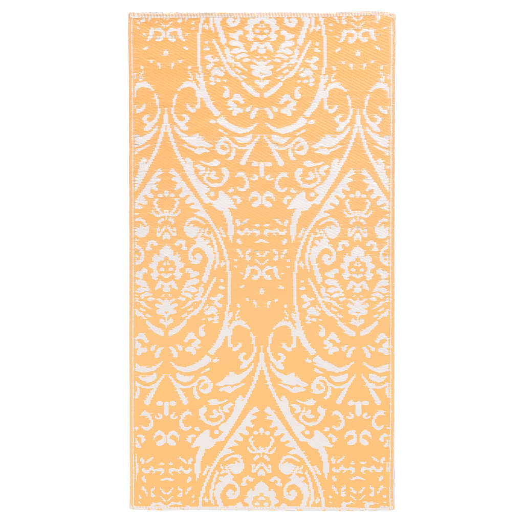 Vidaxl Extérieur Rug 80x150 cm pp orange et blanc