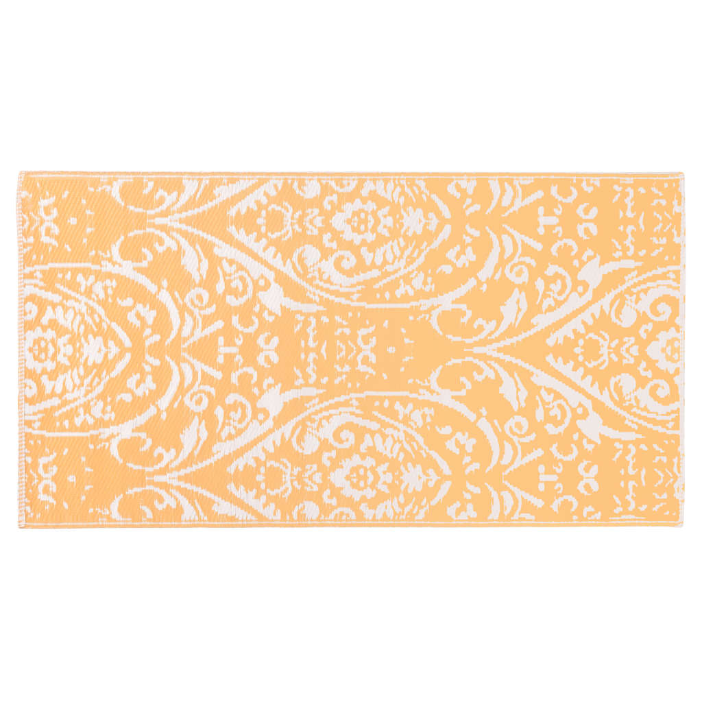 Vidaxl Extérieur Rug 80x150 cm pp orange et blanc