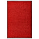 Vidaxl DOORMAT lavable 60x90 cm rouge