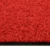 Vidaxl DOORMAT lavable 90x120 cm rouge