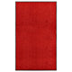 Vidaxl DOORMAT lavable 90x150 cm rouge