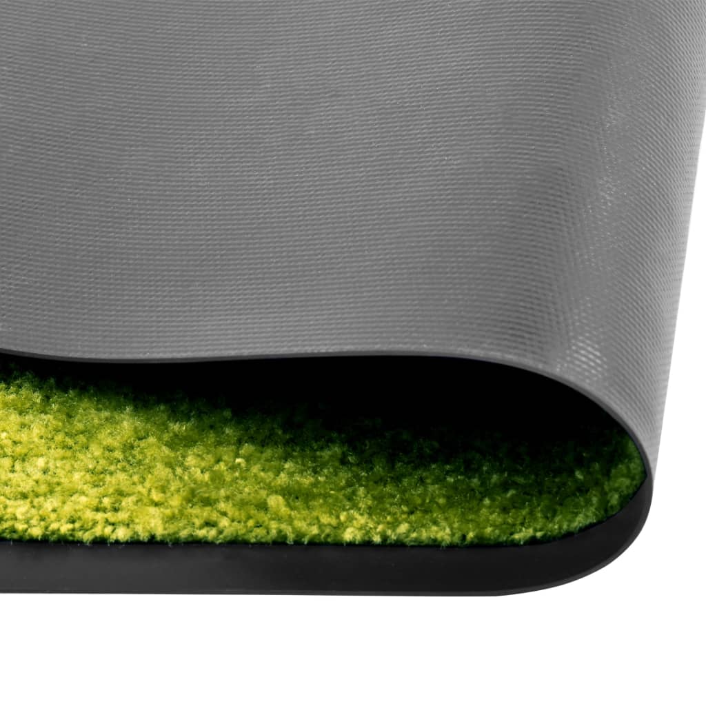 Vidaxl DOORMAT lavable 90x150 cm vert