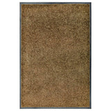 Vidaxl DOORMAT lavable 60x90 cm brun - afbeelding 1