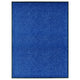 Vidaxl DOORMAT lavable 90x120 cm bleu