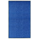 Vidaxl DOORMAT lavable 90x150 cm bleu
