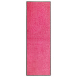 Vidaxl DOORMAT lavable 60x180 cm rose - afbeelding 1