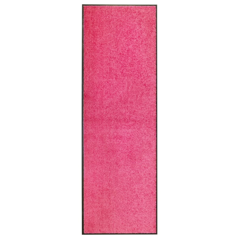Vidaxl DOORMAT lavable 60x180 cm rose