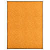 Vidaxl DOORMAT lavable 90x120 cm orange