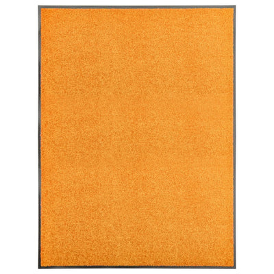 Vidaxl DOORMAT lavable 90x120 cm orange