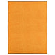Vidaxl DOORMAT lavable 90x120 cm orange