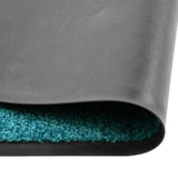 Vidaxl DOORMAT lavable 90x150 cm cyan - afbeelding 2